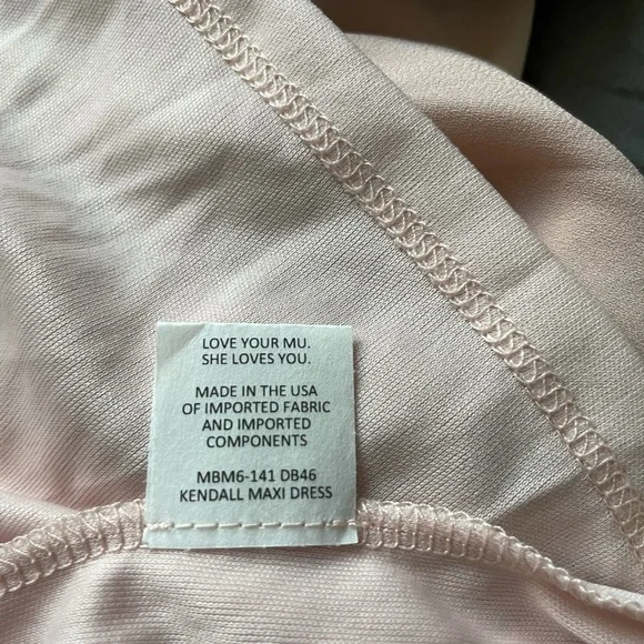 SHOW ME YOUR MUMU Kendal Maxi Dress L Dusty blush - Picture 13 of 14